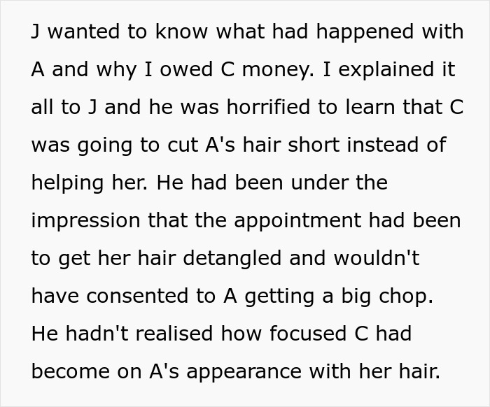 Woman Helps Daughter's Friend With Her Matted Hair, Her Dad's Fianc&eacute;e Now Says She Owes Her Money