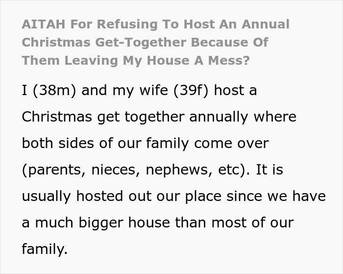 Couple Spends 5 Days Cleaning Up After Christmas Dinner, Man Refuses To Host Again