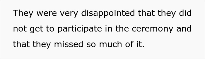 Person Starts Their Wedding On Time, It Offends Their 'Always Late' Parents Who Miss 3/4 Of It