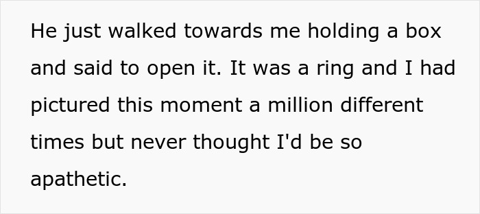 BF Decides It's Finally Time To Propose After 30 Years And 4 Kids, Is Met With An Eye Roll BF Decides It's Finally Time To Propose After 30 Years And 4 Kids, Is Met With An Eye Roll