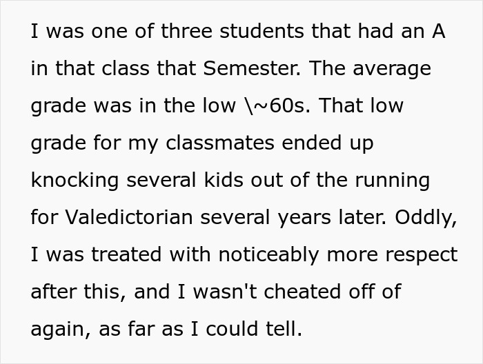 "With 5 Minutes Left, I Grabbed A New Test": Student Gets Revenge On Cheating Classmates