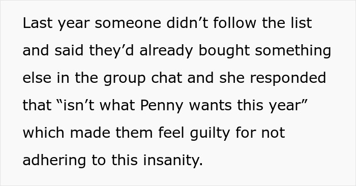 Aunt Refuses To Comply With Child&rsquo;s Extravagant Christmas List: &ldquo;It&rsquo;s Completely Insane&rdquo;