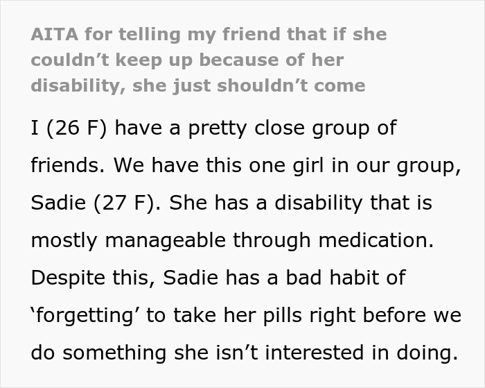 Woman Ruins A Trip After Conveniently "Forgetting" To Take Her Meds, Friend Loses It