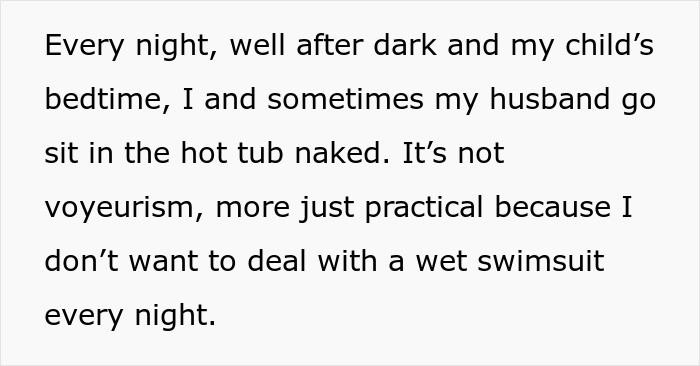 Couple Has A Hot Tub In Their Backyard And Uses It At Night Naked, Gets Told Off By Family 