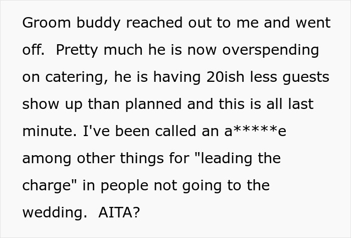 &ldquo;Am I The Jerk For Last Minute Declining To Go To A Friend&rsquo;s Dry Wedding On New Year&rsquo;s Eve?&rdquo;