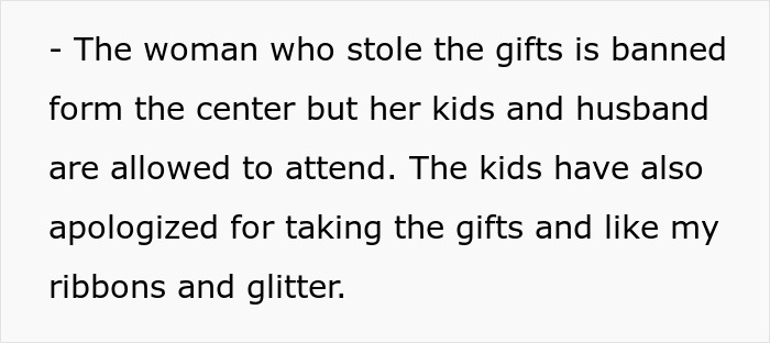 &ldquo;AITAH For Making A Glitter Bomb Gift That Was Stolen?&rdquo;