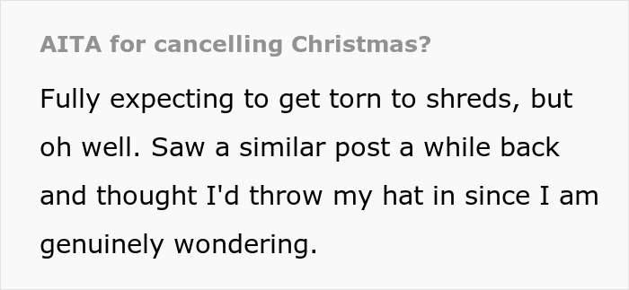 Family Tired Of Hosting Ungrateful Relatives For Christmas Decide To Cancel, Drama Ensues