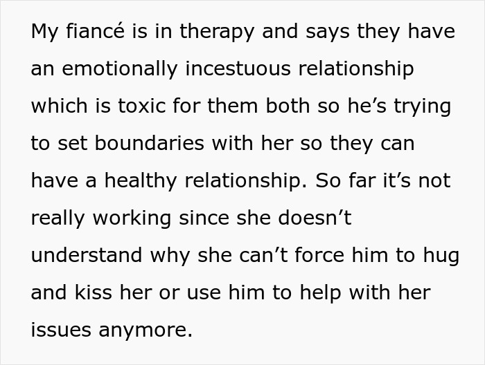Bride-To-Be Is Forced To Tell Her Mother-In-Law Why She Can’t Come On Their Honeymoon Bride-To-Be Is Forced To Tell Her Mother-In-Law Why She Can’t Come On Their Honeymoon