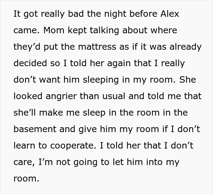 Daughter Refuses To Share Her Bedroom With Mom&rsquo;s 14 Y.O. Brother, Parents Are Furious