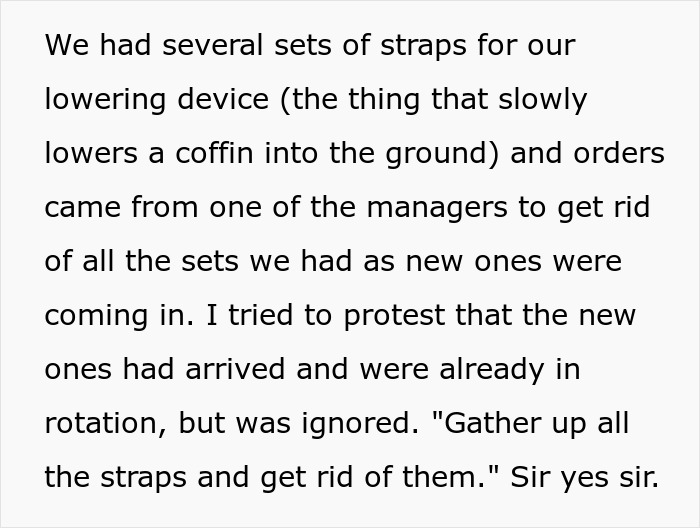 Worker Saves Company By Not Throwing Out New Equipment As Instructed By The Manager Worker Saves Company By Not Throwing Out New Equipment As Instructed By The Manager