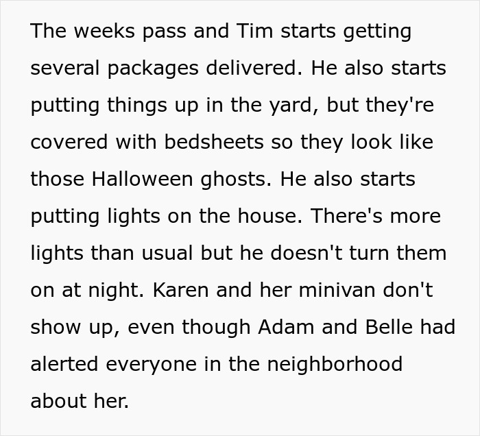 Karen Demands Grieving Neighbor Put Up Christmas Decor For Her Kids, He Maliciously Complies Karen Demands Grieving Neighbor Put Up Christmas Decor For Her Kids, He Maliciously Complies