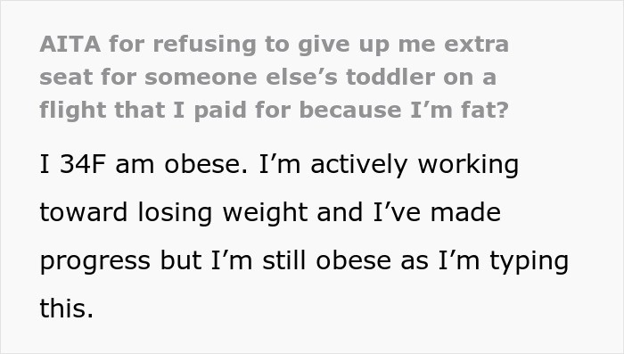 Mom Tries To Bully Obese Woman Out Of Her Second Plane Seat, Gets Humbled In Return
