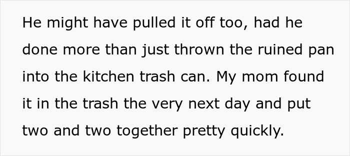 Man Makes A Mess And Covers It Up With A Lie, Wife Finds Out But Chooses To Play The Long Game