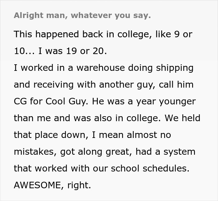 "Alright Man, Whatever You Say": Employee Maliciously Complies With Incompetent Supervisor