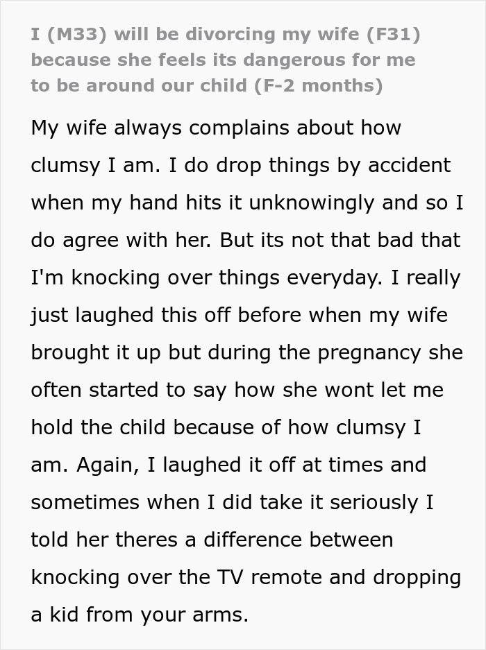 Dad At Breaking Point After Wife Refuses To Let Him Near Their Baby For Months