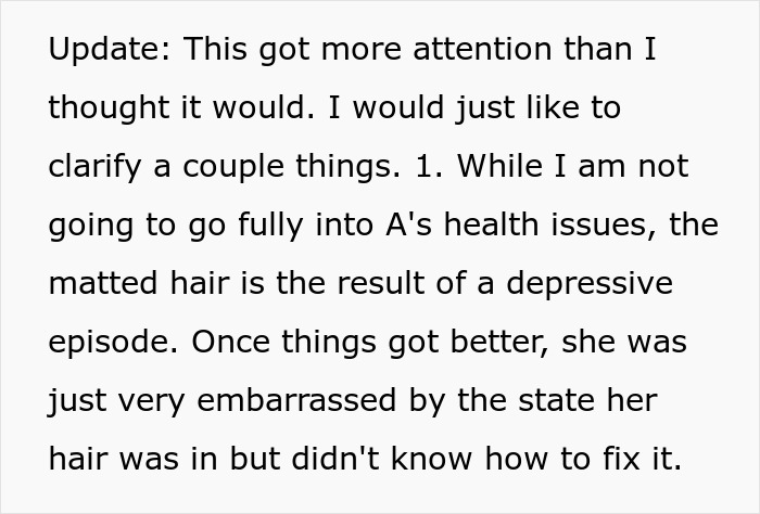 Woman Helps Daughter's Friend With Her Matted Hair, Her Dad's Fianc&eacute;e Now Says She Owes Her Money