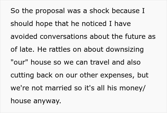 BF Decides It's Finally Time To Propose After 30 Years And 4 Kids, Is Met With An Eye Roll BF Decides It's Finally Time To Propose After 30 Years And 4 Kids, Is Met With An Eye Roll