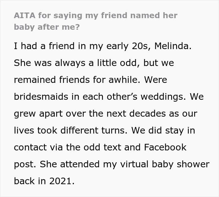 &ldquo;She Didn&rsquo;t Even Ask&rdquo;: Narcissist Assumes Friend Gave Baby Her Name, Gets Shamed Online