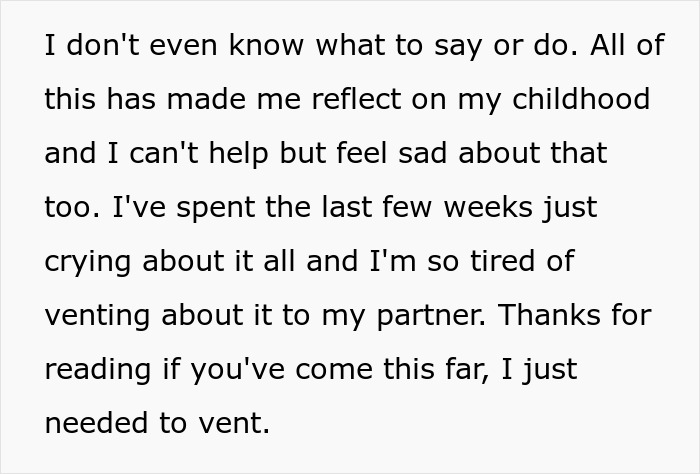 Woman Shares Her Delusional Parents Want Her To Have A C-Section So It Will Fit Their Plans