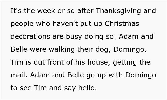 Karen Demands Grieving Neighbor Put Up Christmas Decor For Her Kids, He Maliciously Complies Karen Demands Grieving Neighbor Put Up Christmas Decor For Her Kids, He Maliciously Complies