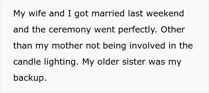 Person Starts Their Wedding On Time, It Offends Their 'Always Late' Parents Who Miss 3/4 Of It