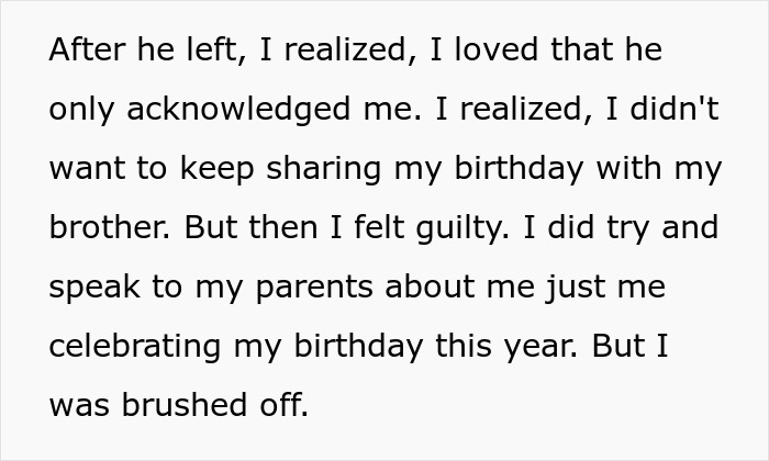 17 Y.O. Is Done Sharing Her Birthday With Her Late Twin, Parents Are Not Having It