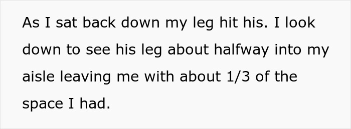 Man Thinks He Can Get Away With Stealing Woman&rsquo;s Legroom On Flight, Regrets It