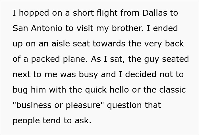 Plane Passenger 'Turns&rsquo; Mute For The Flight When His Seatmate Misinterprets Why He Can&rsquo;t Speak
