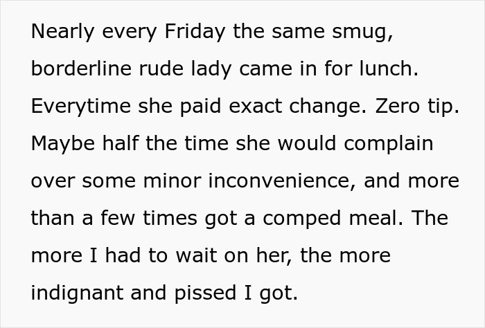 Worst Customer Gets A Taste Of Karma After Bartender Becomes Her Client Worst Customer Gets A Taste Of Karma After Bartender Becomes Her Client