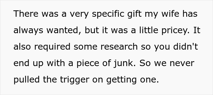Husband Waits Years To Get Wife Special Gift, Learns The Surprise Has Been Ruined