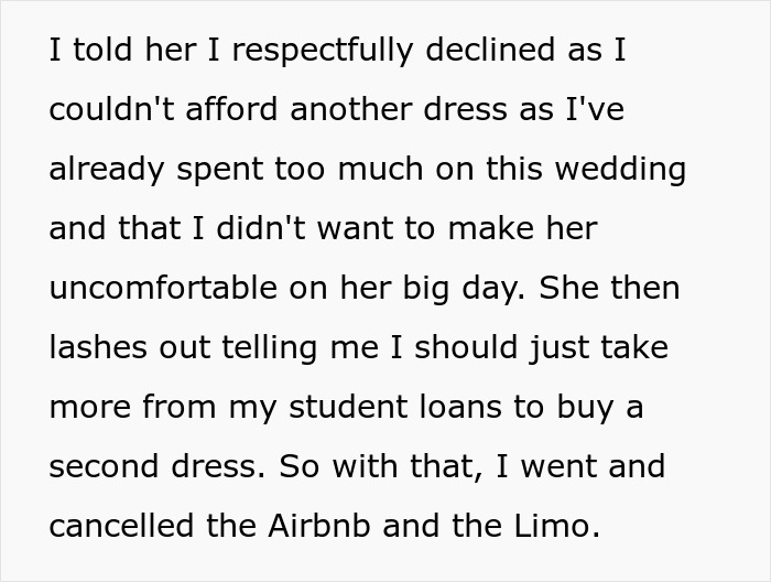 Bride 'Fires' Her Bridesmaid Who Paid For The Bachelorette Party, So She Cancels Everything