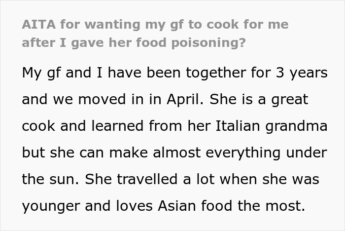 &ldquo;She's Your Girlfriend, Not Your Mommy&rdquo;: The Net Blasts Man For Demanding GF Cook For Him