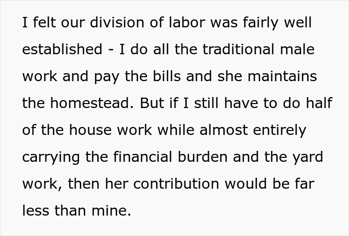 Man Balancing Long Hours and Bills Faces GF's "Equal" Chores Request, Turns To Internet For Advice Man Balancing Long Hours and Bills Faces GF's "Equal" Chores Request, Turns To Internet For Advice