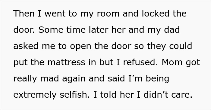 Daughter Refuses To Share Her Bedroom With Mom&rsquo;s 14 Y.O. Brother, Parents Are Furious