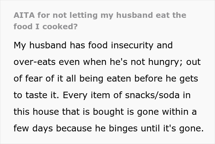 Man With Food Insecurity Gets Mad At His Wife After She Refuses To Share The Food That She Cooked Man With Food Insecurity Gets Mad At His Wife After She Refuses To Share The Food That She Cooked