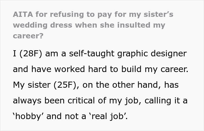 Woman Makes Fun Of Sister&rsquo;s Profession, Is Upset She Refuses To Give Her Money She Earned From It 