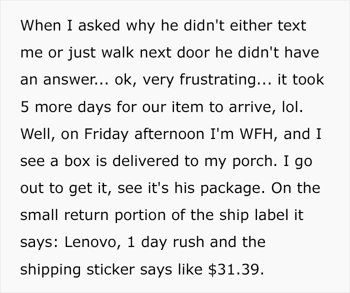 Neighbor&rsquo;s Laptop Is Delivered To Man, He Decides To Teach Him A Lesson, Returns It To Shipping Hub 