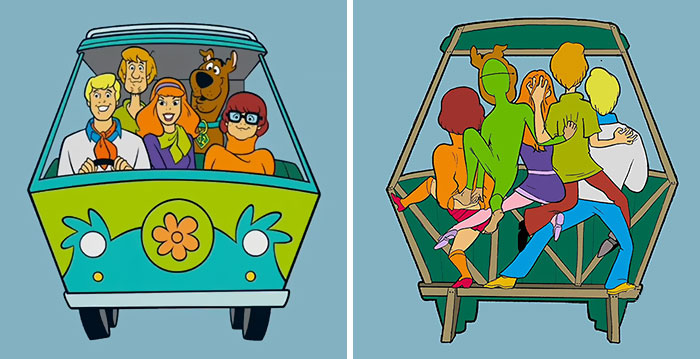 18 Behind-The-Scenes Pics Of Famous Scenes From Pop Culture Animations By Andhika Muksin (New Pics)