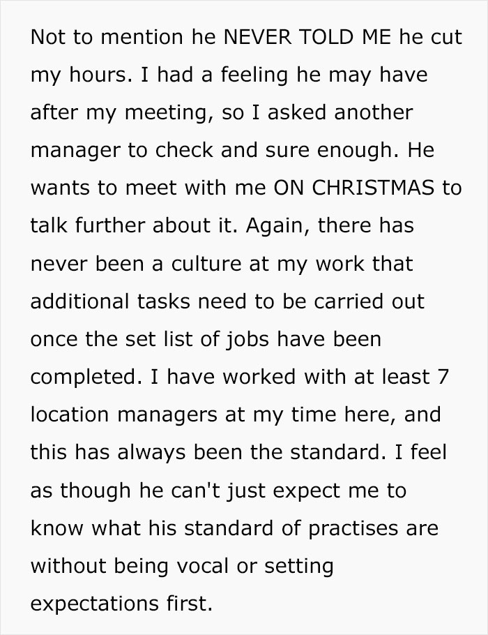 Worker Refuses To Take Boss’s Nonsense Reasons For Not Being Paid After 13.5-Hour Shift Worker Refuses To Take Boss’s Nonsense Reasons For Not Being Paid After 13.5-Hour Shift