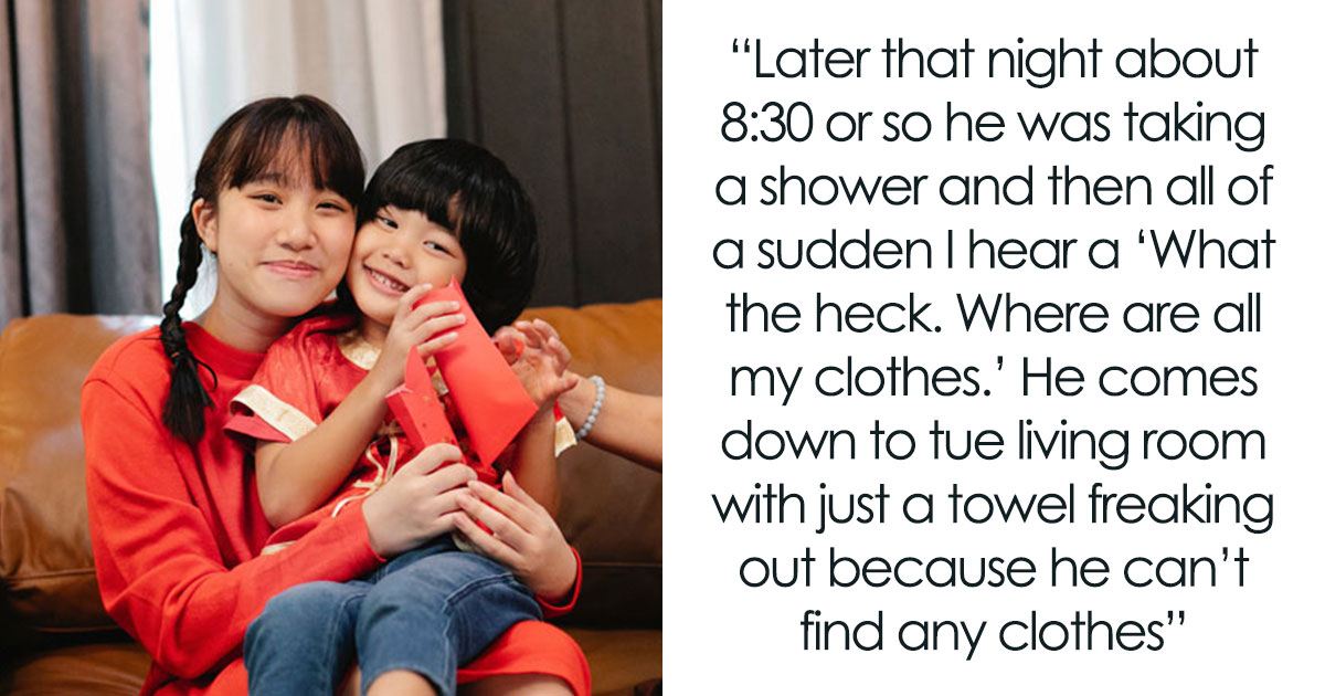 12 Y.O. Freaks Out When All His Clothes Are Gone After His Brother Warned Him Not To Steal