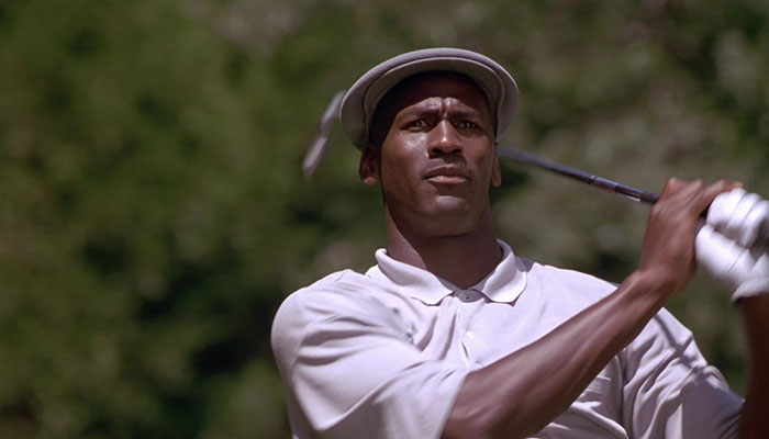 Michael Jordan playing golf 