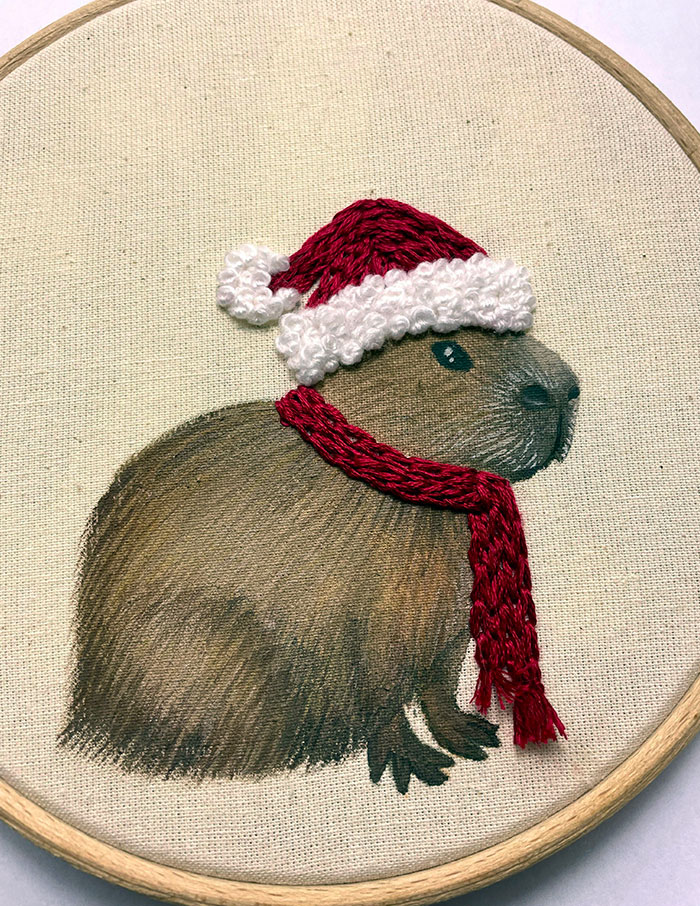 My Most Recent Make. Capy Christmas