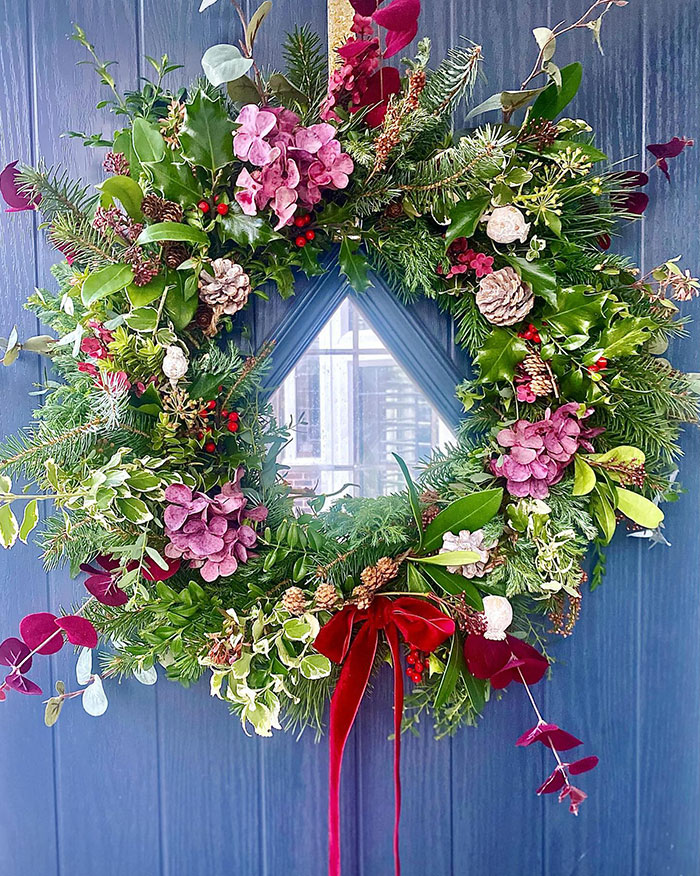 Annual Christmas Wreath Making Last Week. Bit Of Foraging And Lots Of Garden Cuttings