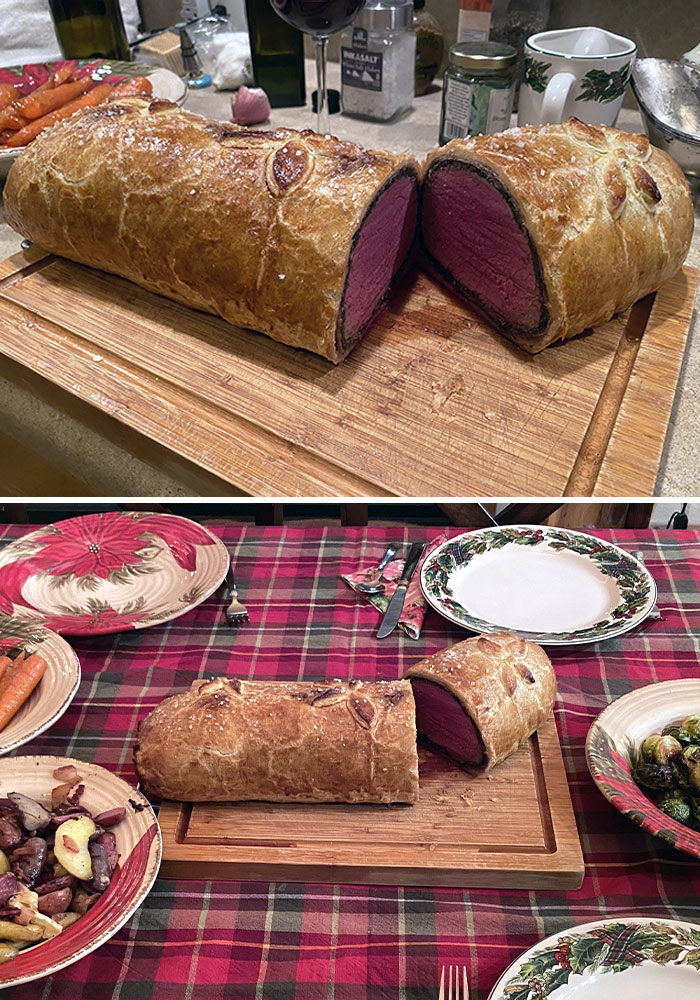 Homemade Christmas Beef Wellington