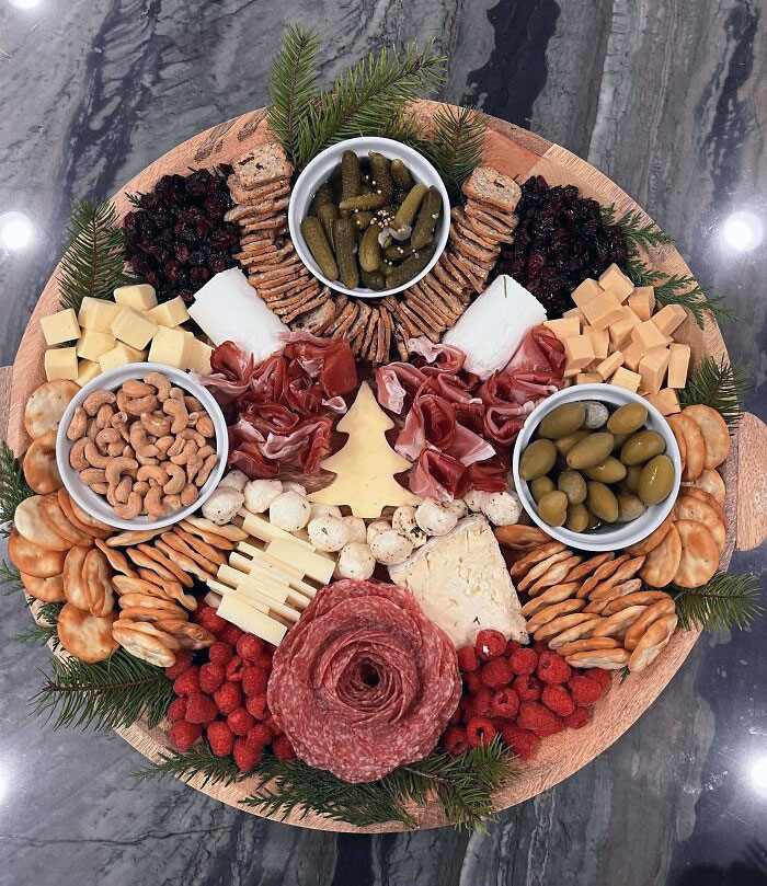 Homemade Christmas Charcuterie Board
