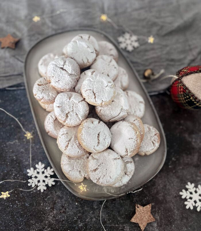 Kourampiedes - Christmas Almond Biscuits