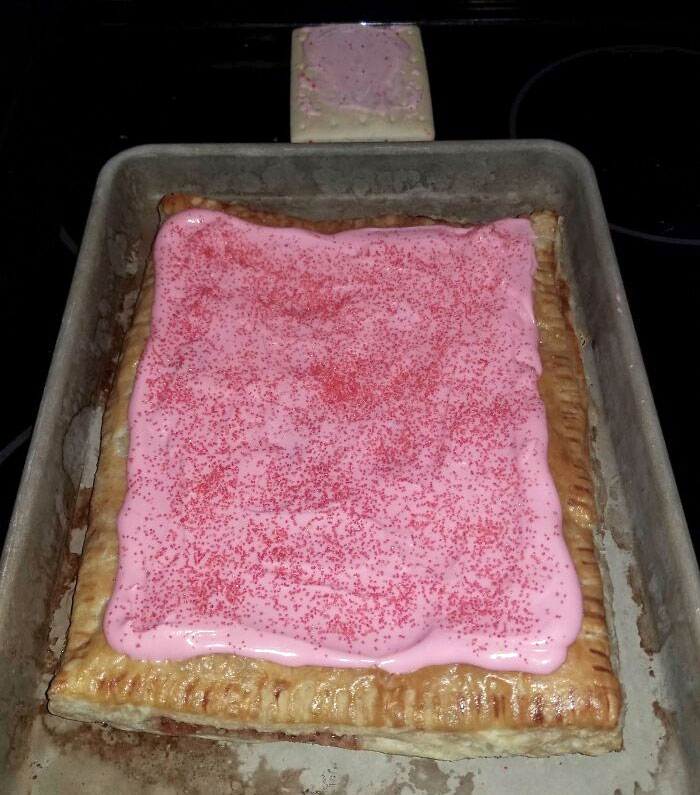 My Daughter Asked Santa Claus For A Giant Cherry Pop Tart