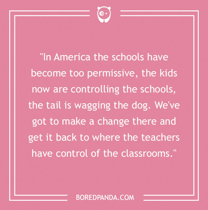 Pink graphic featuring a quote about education from Chuck Norris on Bored Panda. - 34