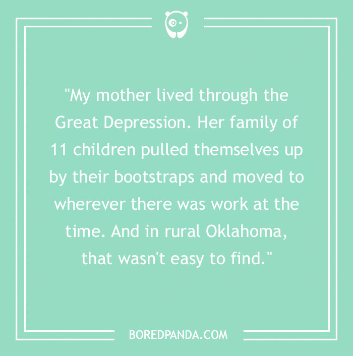 Quote on family resilience during the Great Depression, highlighting Chuck Norris's upbringing and struggle in Oklahoma. - 19