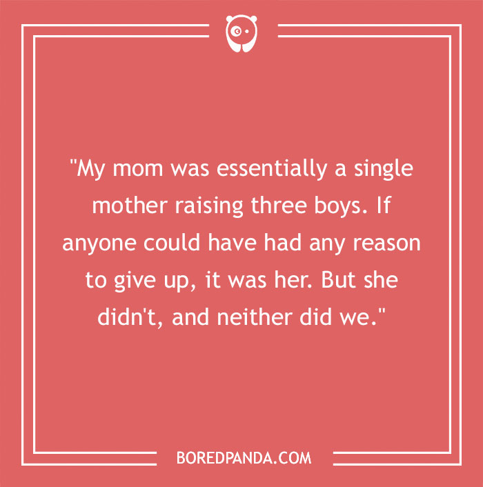 Inspirational Chuck Norris quote on resilience and family, set against a red background. - 21